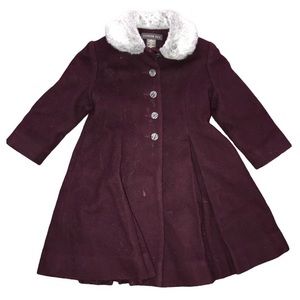 Copper Key Wool Peacoat Long Coat Lined Pockets 4